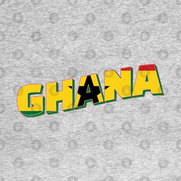 Ghana Vintage style retro souvenir by DesignerPropo